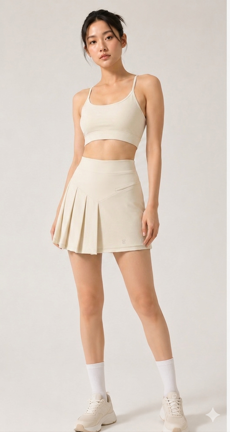 EASEN Pleat Skirt